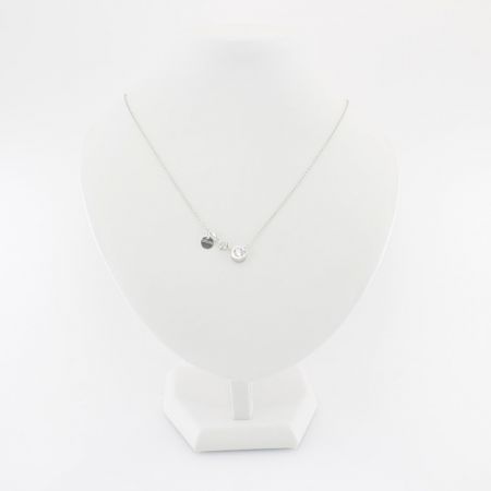 POPDITO Collier silber 925 Zirkonia Solitär